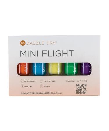 Dazzle Dry Mini Flight - Be Bright - Pack of 5 - 0.17 Fl Oz.
