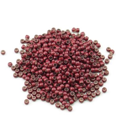 KOCONI 1000Pcs Nano Rings Silicone Lined 3mm Hair Extension Beads - Burgundy #15 - 1000 PCS - Buy Online on SooperMarket.com