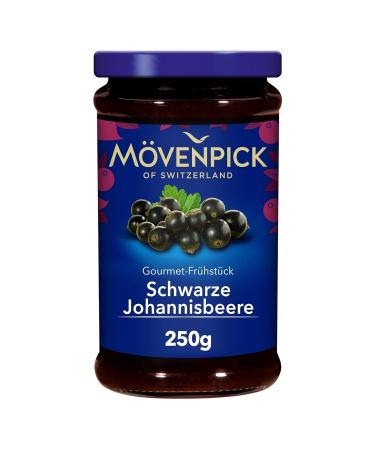 M venpick Gourmet Breakfast Blackcurrant premium fruit spread 250 g (packaging may vary)