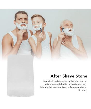 After Shave Alum Block - Portable Skin Soothing Post Shave Stone for Men | Home & Travel Use - Buy Online on SooperMarket.com
