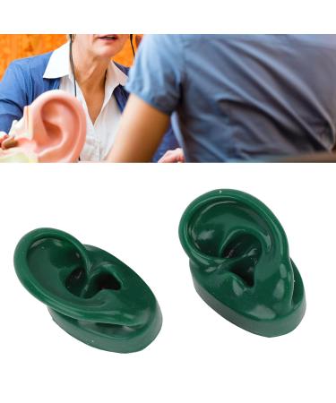 Kadimendium Simulated Ear Model Pair - Water Resistant & Durable for Acupuncture Clinics (Green) - Buy Online on SooperMarket.com