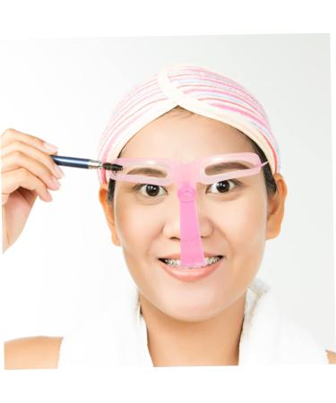 MAGICLULU Eyebrow Tools 6 Sets Eyebrow Aid Reusable Eyebrow Stencil Eyebrow Accessory Replaceable Eyebrow Stickers Travel 12X11X8CMx2pcs Pinkx2pcs - Buy Online on SooperMarket.com
