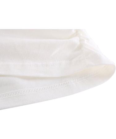 ZUMIY Maternity Nursing Top - Women's Cotton V Neck Tank M White - Buy Online on SooperMarket.com