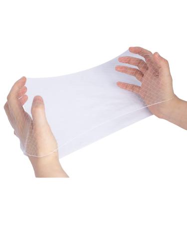 WeKen 30 Pcs Hair Net 22 Inches Hairnets for Women  Elastic Edge Mesh Invisible Hair Nets for Women Sleeping Ballet Bun Food Service Work and Wig White
