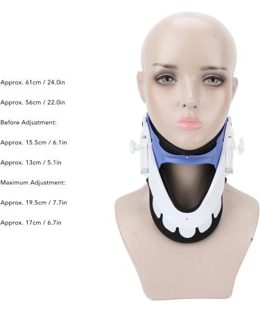 Neck Traction Device - 2 Button Adjustable Cervical Support for Home & Hospital | Breathable Neck Traction - Buy Online on SooperMarket.com