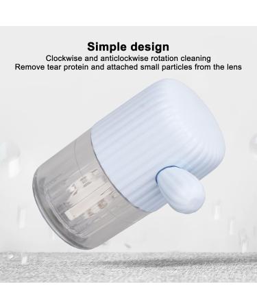 Contact Lens Cleaner - Portable Mini Wash Box for Home Use (Blue) | Travel-Friendly Lens Care - Buy Online on SooperMarket.com