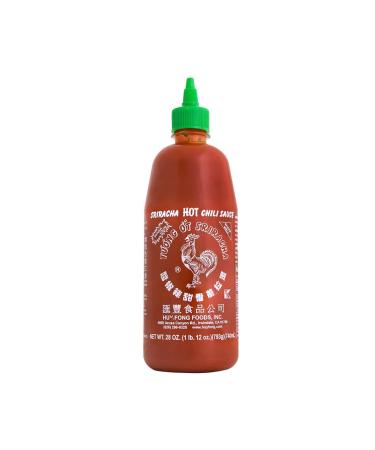 Huy Fong Foods Sriracha HOT Chili Sauce, 28 Oz