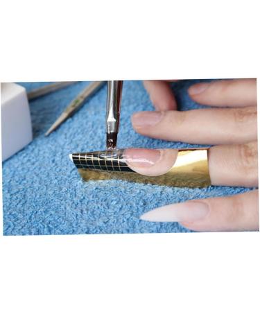 100Pcs Nail Art Tips Acrylic Nail Tips Extension Forms Guide Stickers French Nail Diy Tool Acrylic Uv Gel Tools Nail Art Stickers For Salon Or Home Use - Buy Online on SooperMarket.com