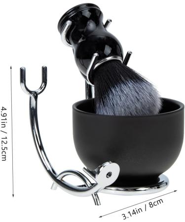 Angoily Men's Shaving Set - Razor Brush Bowl & Stand for Ultimate Grooming | Zinc Alloy Hair Care Kit - Buy Online on SooperMarket.com