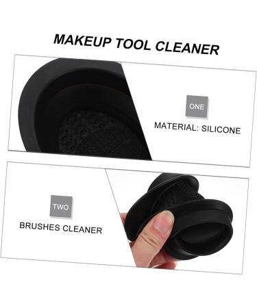 WOFASHPURET of makeup brush Silicon Makeup Brush Cleaning Mat Makeup Brush Cleaning Pad braces cleaner silicone tool Creative Rinsing Pad not hurt Silica gel Foundation Brush - Buy Online on SooperMarket.com