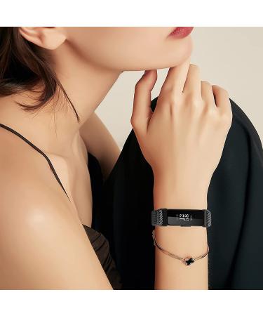 Enkic Elastic Nylon Watch Band 5-Pack for Fitbit Inspire 2/Inspire/Inspire HR - Black/Beige/Burgundy/Indigo/Gray - Buy Online on SooperMarket.com