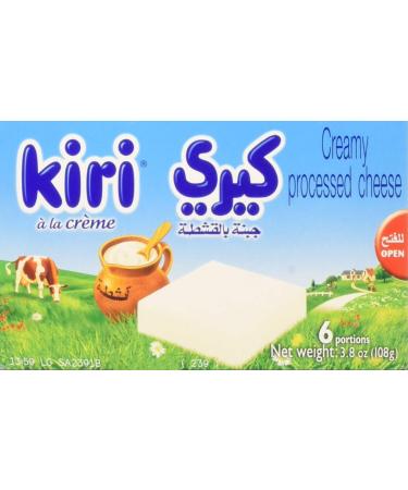 Kiri Cheese Wedges, 6 portions (108g)