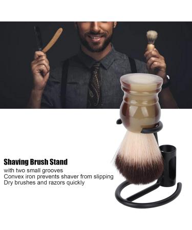 Premium Stainless Steel Razor & Brush Holder Stand - Non-Slip Portable Shaving Solution for Bathroom Countertops | International Shipping - Buy Online on SooperMarket.com