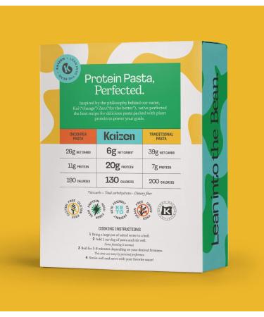 Kaizen Low Carb Pasta Fusilli - Gluten-Free, High Protein, Keto Friendly, Plant Based - 8oz (Pack of 3) - Buy Online on SooperMarket.com