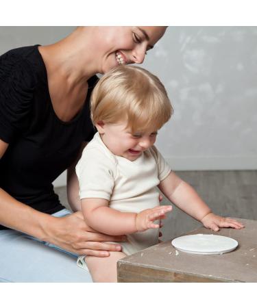 Gr npecht Organic Baby Print Set | 2 Cans of Certified Organic Handprint & Footprint Mass | Perfect Baby Gift for Birth | International Shipping Available - Buy Online on SooperMarket.com