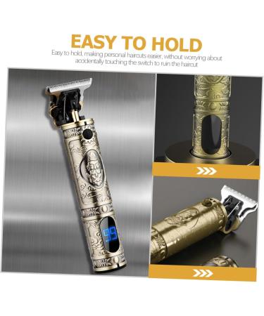 minkissy Beard Trimmer 1 Set Man Household Ma Stainless Steel Mens Trimmer - Buy Online on SooperMarket.com