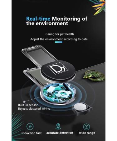 WANGCL Reptile Electronic Hygrometer Thermometer Waterproof Real-time Lizard Crawler Box Rainforest Tanks Humidity Temperature Monitor with Built-in Sensor - Buy Online on SooperMarket.com