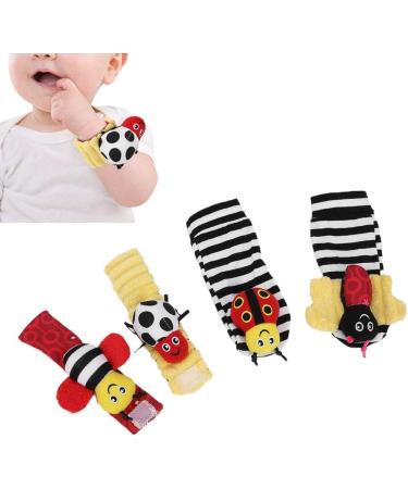 Bright Infant Soft Sock Hanging Toy | Heepdd Butterfly Ladybug Baby Socks for Kids | Baby & Toddler Outdoor Toys - Buy Online on SooperMarket.com