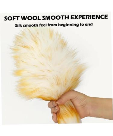 1PC Lambswool Duster with Wooden Handle 21 Inch Anti-Static Feather Duster Flexible Dusters for Cleaning Ceiling Fans Computer Screens Bookshelves 54cm - Buy Online on SooperMarket.com