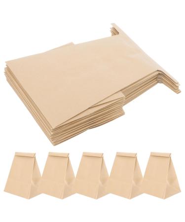 Healifty Auto Sickness Bags Disposable Kraft Paper Bags 10Pcs Self Sealing Vomit Bags Disposable Vomit Bags Carsickness Vomit Bags Travel Vomit Bags Disposable Vomit Car Trash Bag