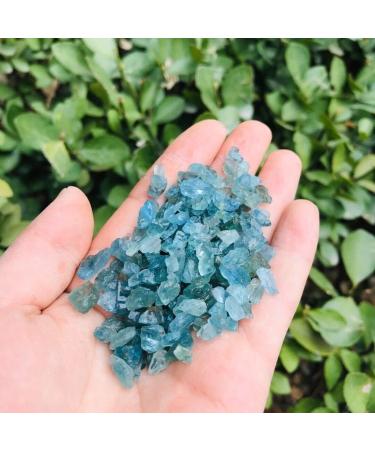 100G Rough Gemstone Natural Blue Apatite Raw Stone Gravels Can be Used for (Color : 100G) JZIGTDEM - Buy Online on SooperMarket.com