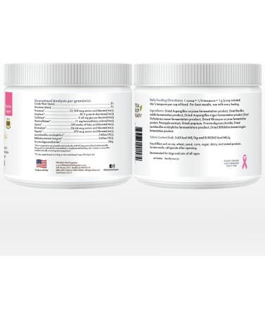 Wholistic Pet Organics Dog Probiotics & Digestive Enzymes - Immune System & Gut Health Support - Plant Based Ingredients - 8 oz - Buy Online on SooperMarket.com
