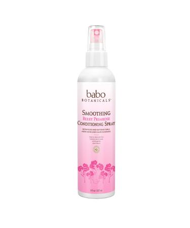 Babo Botanicals Smoothing Detangling Spray with Natural Softening Berry and Evening Primrose Oil - for Babies, Kids and Adults with Tangly or Curly Hair - Light Citrus Berry Scent - 8 oz.