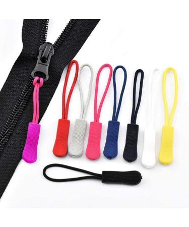 YZSFIRM 10Pcs Black Zipper Pull Cord Extender for Backpacks, Jackets, Luggage, Purses - Replacement Zipper Pulls for Handbags - Buy Online on SooperMarket.com