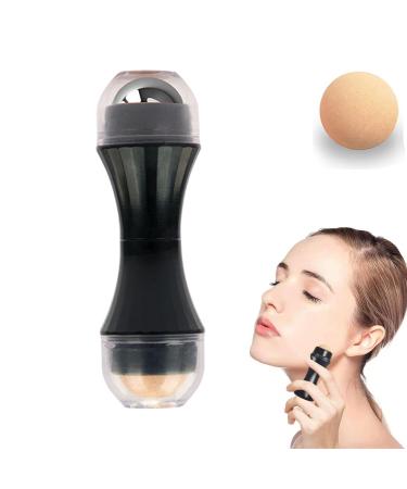 Oil absorbing Volcanic Roller Volcanic Stone Oil Absorption Ball Volcanic Oil Absorbing Roller Reusable Volcanic Oil Absorbing Roller Roller Beauty Stick for Girls and Women Keeping Face Clean