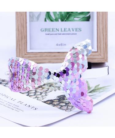 Totelux Mermaid Headband - Reversible Fish Tail Hair Hoop with Pearl for Women & Girls - Light Purple - Buy Online on SooperMarket.com