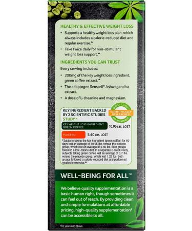 Purely Inspired Adaptogen + Lean - 60 Capsules for Weight Management & Stress Relief - Buy Online on SooperMarket.com