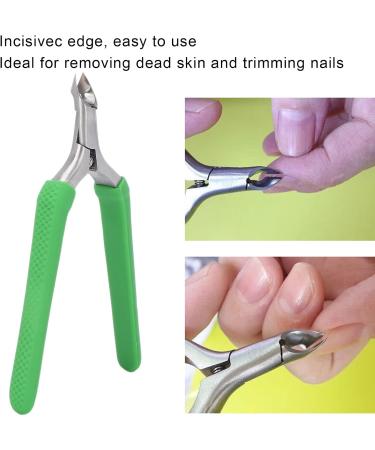 Hangnail Remover Nippers Silicone Stainless Steel Cuticle Cutter Spring Design Nail Clippers for Pedicure Shop for Manicure Store for Go Out for Travel - Buy Online on SooperMarket.com