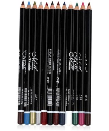 KALLORY Lip Makeup 12 Pcs Colored Eyeliners Eyeliner Pen Makeup Eyeliner Set Lip Line Make up Lip Liner Pencils - Buy Online on SooperMarket.com