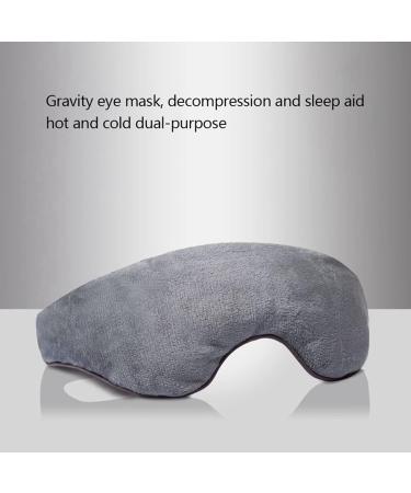 Adjustable Soft Eye Bag with Detachable Cover - Gray | Ideal for Night Sleep, Travel & Relaxation - Buy Online on SooperMarket.com