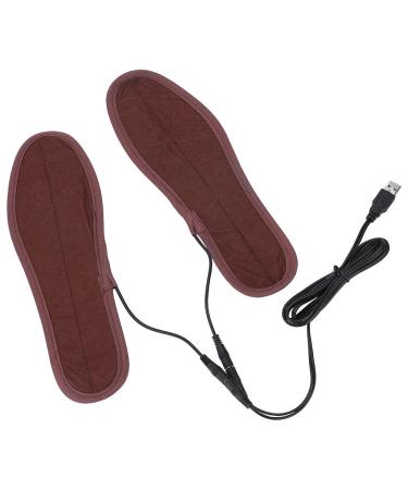 USB electric heated shoe insoles comfortable feet warmer temperature controller foot warmer for men and women 35-36