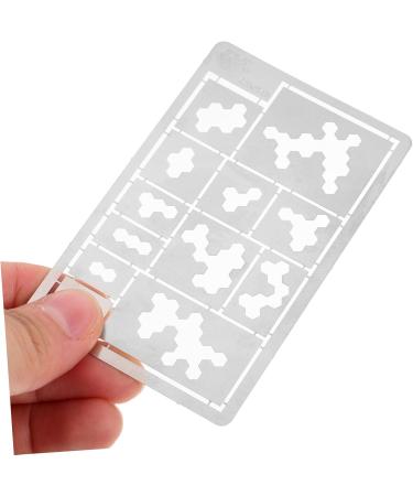 EXCEART Camouflage Spray Board Models Stencils for Crafts Painting Templates Washable Template Paper As Shown 8.50X5.50X0.20CM - Buy Online on SooperMarket.com