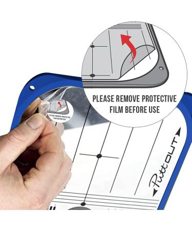 PuttOut Putting Mirror Trainer & Alignment Gate Blue - Improve Your Putting Skills - Buy Online on SooperMarket.com