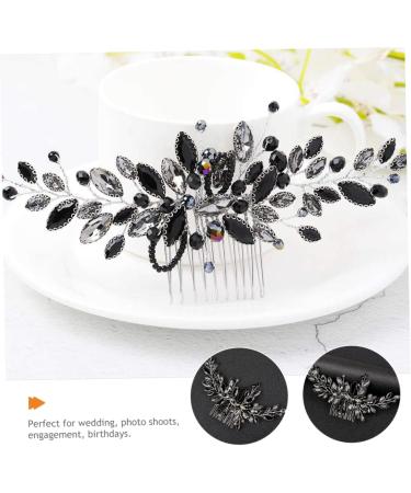 Bridal Hair Comb Crystal Wedding Headpiece Elegant Hair Accessories for Brides Bridesmaids and Proms Sparkling Rhinestone Hair Decor for Special Occasions - Buy Online on SooperMarket.com