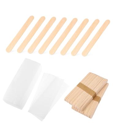Magiclulu Wax Bars - 400 PCS Hair Removal Wax Paper & Pencil Wax Stick for Soft Wax Wooden Wax Body - International Shipping Available - Buy Online on SooperMarket.com