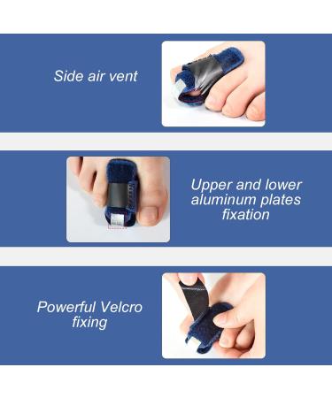 Toe Splint Hammer Toe Straightener for Fracture Recovery - Ergonomic Breathable Corrector Strap for Hammer, Bent, Claw, Crooked Toes - Size M - Buy Online on SooperMarket.com