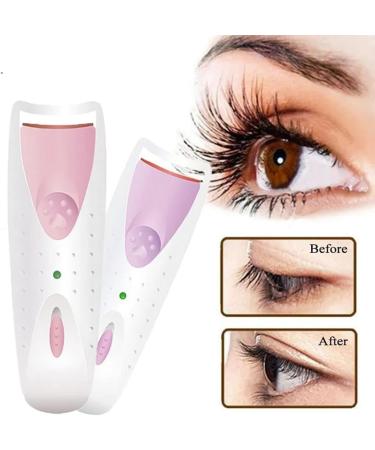 carrub Pink Electric Eyelash Curler Lasting and Portable Shaping Curling Eyelash Clip - Buy Online on SooperMarket.com