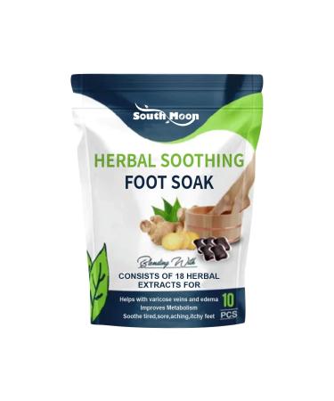 Herbal Soothing Foot Soak Herbal Detox Foot Soak Beads Herbal Detox Cleansing Foot Soak Beads Foot Care (10pcs/1Bag)