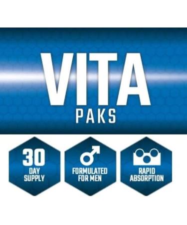 Pro Line Vita-Paks for Men | Complete Athlete Formula in 1 Pack | Multi Minerals Omega 3 Essential Fatty Acids Greens Super Foods High-Potency Vitamin B Complex Vitamin C Complex | 60 Packets (Pack of 2) 30 count (Pack of 2) - Buy Online on SooperMarket.com
