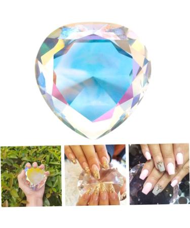 Nail Art Display Crystal Diamond Manicure Heart Diamond Manicure Showing Glass Hand Model Shoot Nail Art Ornament - Buy Online on SooperMarket.com