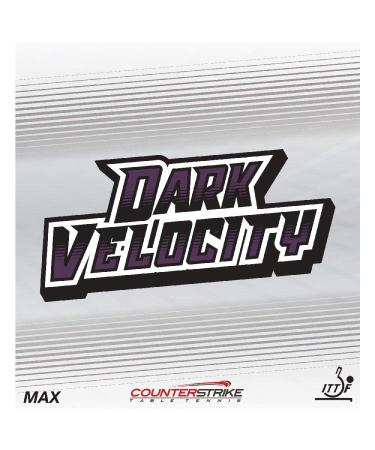 Dark Velocity Rubber | Table Tennis Rubber | Ping Pong Rubber | ITTF Approved | Legal Table Tennis Rubber | Professional Table Tennis Rubber | Pro Ping Pong Rubber | Smooth Rubber Black | 2.1mm
