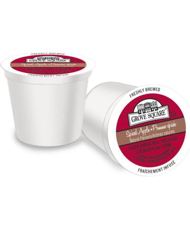 Grove Square Apple Cider Mix Spiced 24 Single Serve Cups Packaging may vary 444 g (Pack of 1) - Buy Online on SooperMarket.com