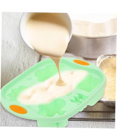 MAGICLULU Cookie Molds 3pcs Baking Tools Baby Silica Gel Flexible Decorate Milk Container 15X12X3cmx3pcs Greenx3pcs - Buy Online on SooperMarket.com