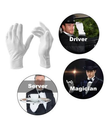 Buy Cotton Gloves - 6 Pairs Soft Moisturizing White Gloves for Men & Women - International Shipping Available - Buy Online on SooperMarket.com