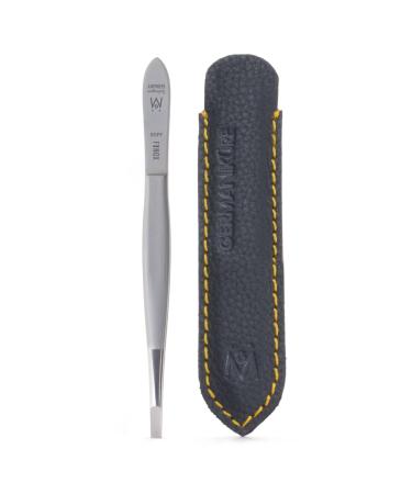 GERMANIKURE Arched Claw Tweezers in Leather Case - Made in Solingen Germany