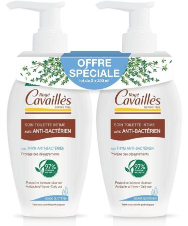 Rog Cavaill s Intimate Toilet Care with Antibacterial Thyme 2 x 250ml - Buy Online on SooperMarket.com